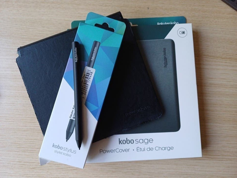Kobo Sage PowerCover (direct opladen) en bijpassende Stylus, Computers en Software, E-readers, Gebruikt, Bluetooth, 8 inch, Kobo