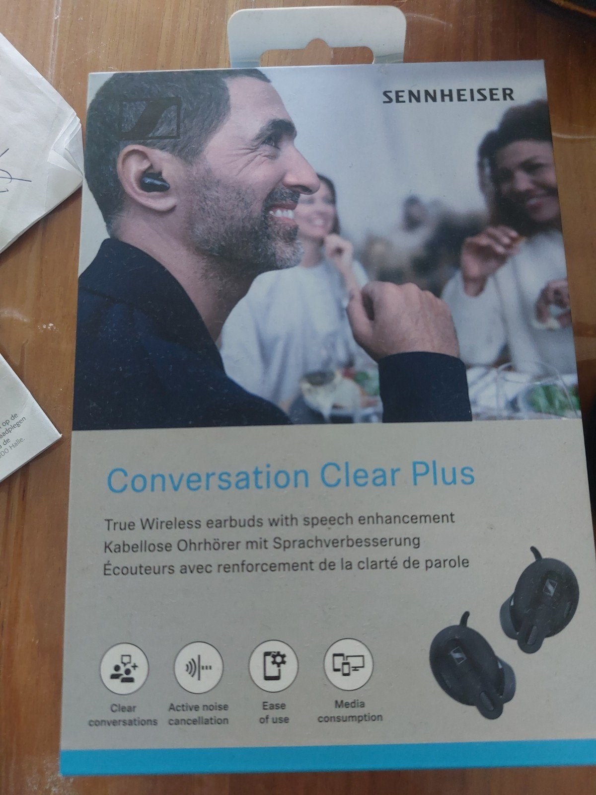 Sennheiser Conversation Clear Plus Draadloze Earbuds, Ophalen of Verzenden, Nieuw, Sennheiser, Draadloos