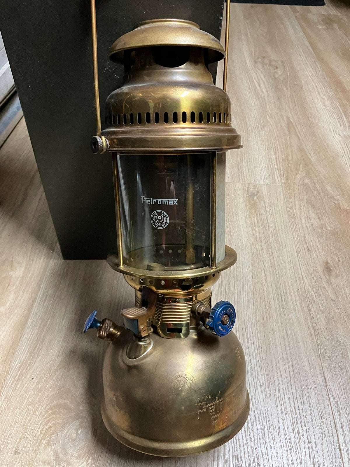 Petromax Rapid 829/500CP Petroleumlamp met accessoires, Ophalen