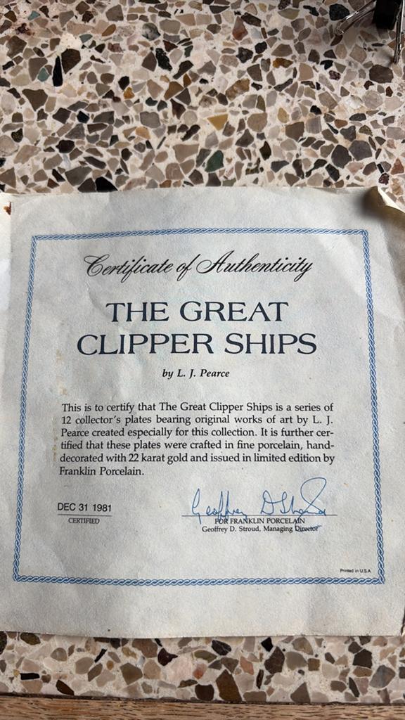 The Great Clipper Ships L.J.Pearce,limited edition/compleet!, Antiek en Kunst, Ophalen of Verzenden