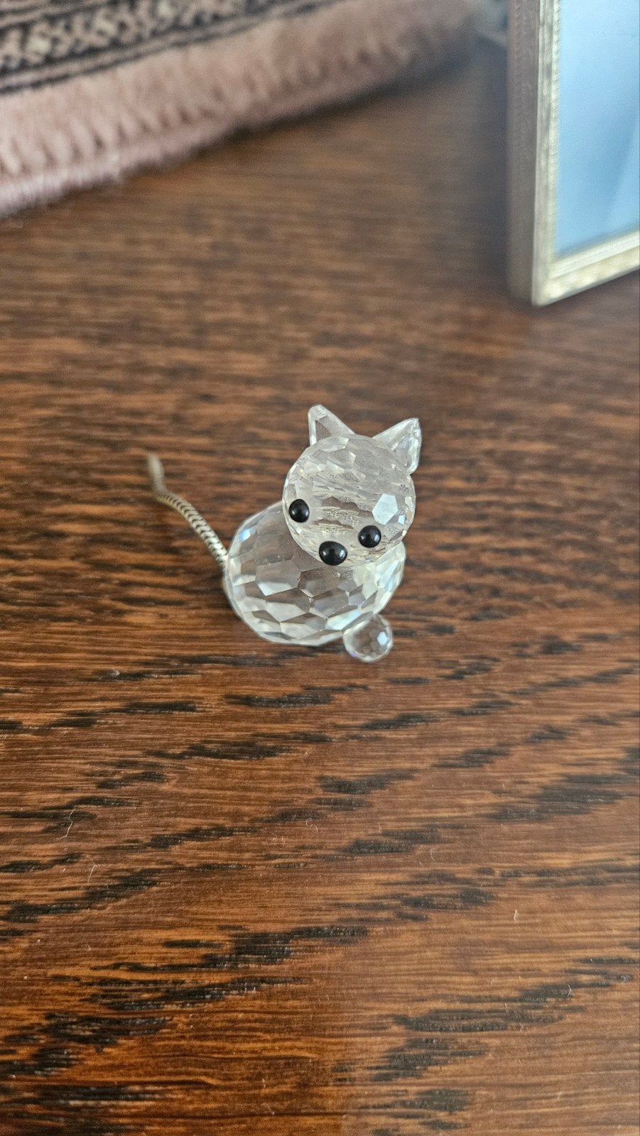 Swarovski kristallen katje  - decoratie, Ophalen, Zo goed als nieuw