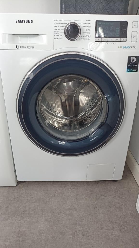 Samsung EcoBubble 8kg Wasmachine, Witgoed en Apparatuur, Wasmachines, 1200 tot 1600 toeren, Gebruikt, 8 tot 10 kg, Voorlader