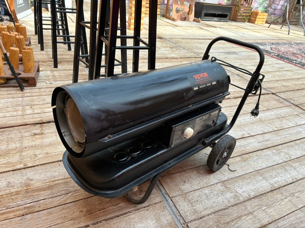 Vevor dieselheater 20kW, Ophalen, 30 tot 80 cm, Overige typen, Zo goed als nieuw