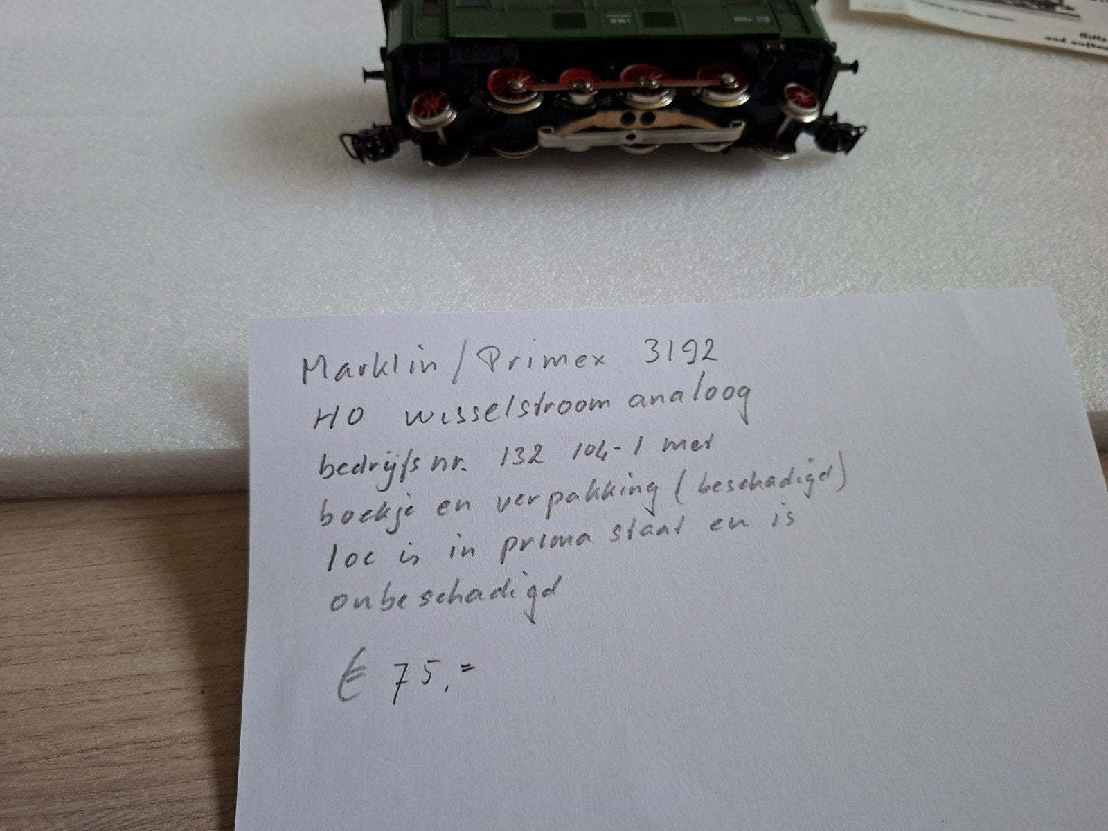 Marklin/Primex 3192 Locomotief wisselstroom analoog, Hobby en Vrije tijd, Modeltreinen | H0, Wisselstroom, Locomotief, Ophalen of Verzenden