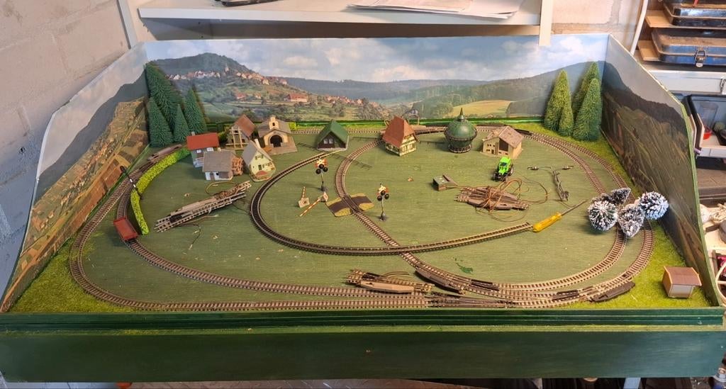 Modelspoorbaan compleet pakket diorama Fleischmann Minitrix, Hobby en Vrije tijd, Modeltreinen | N-Spoor, Ophalen, Gelijkstroom
