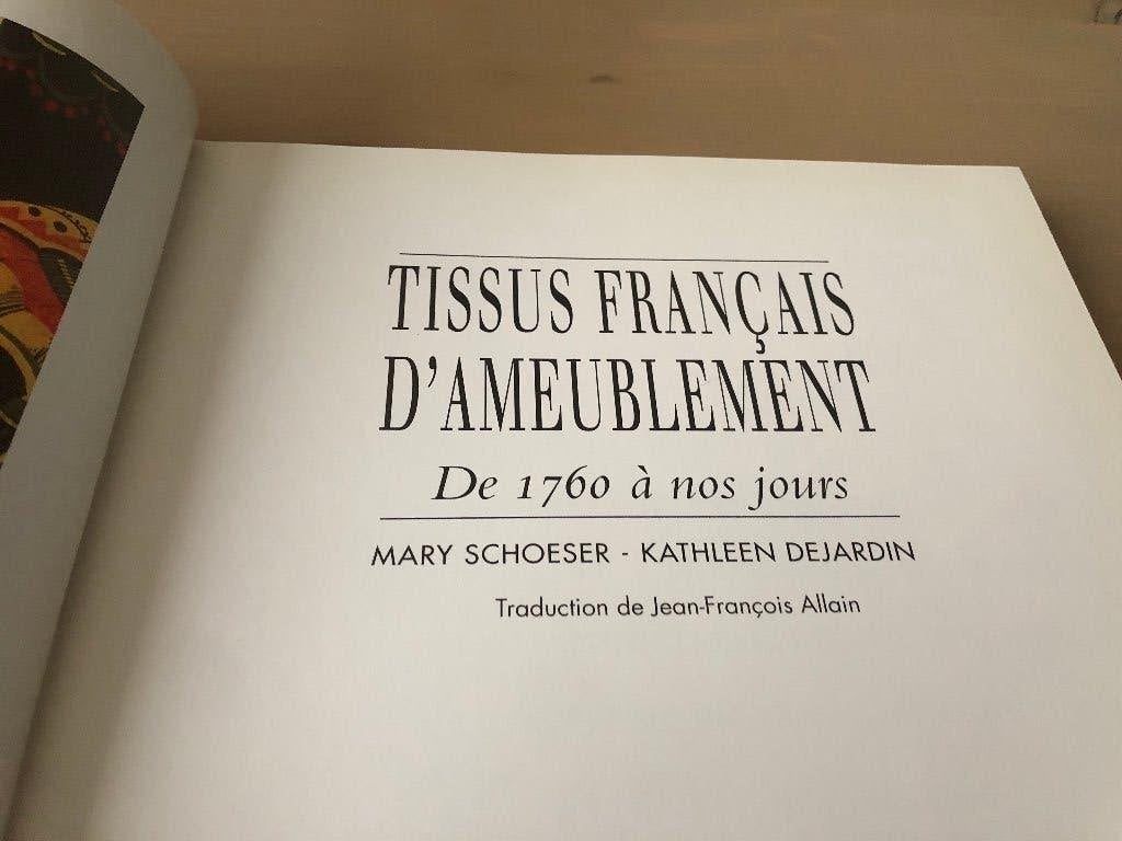 Tissus Français d'ameublement de 1760 à nos jours, Ophalen of Verzenden, Zo goed als nieuw, Overige onderwerpen