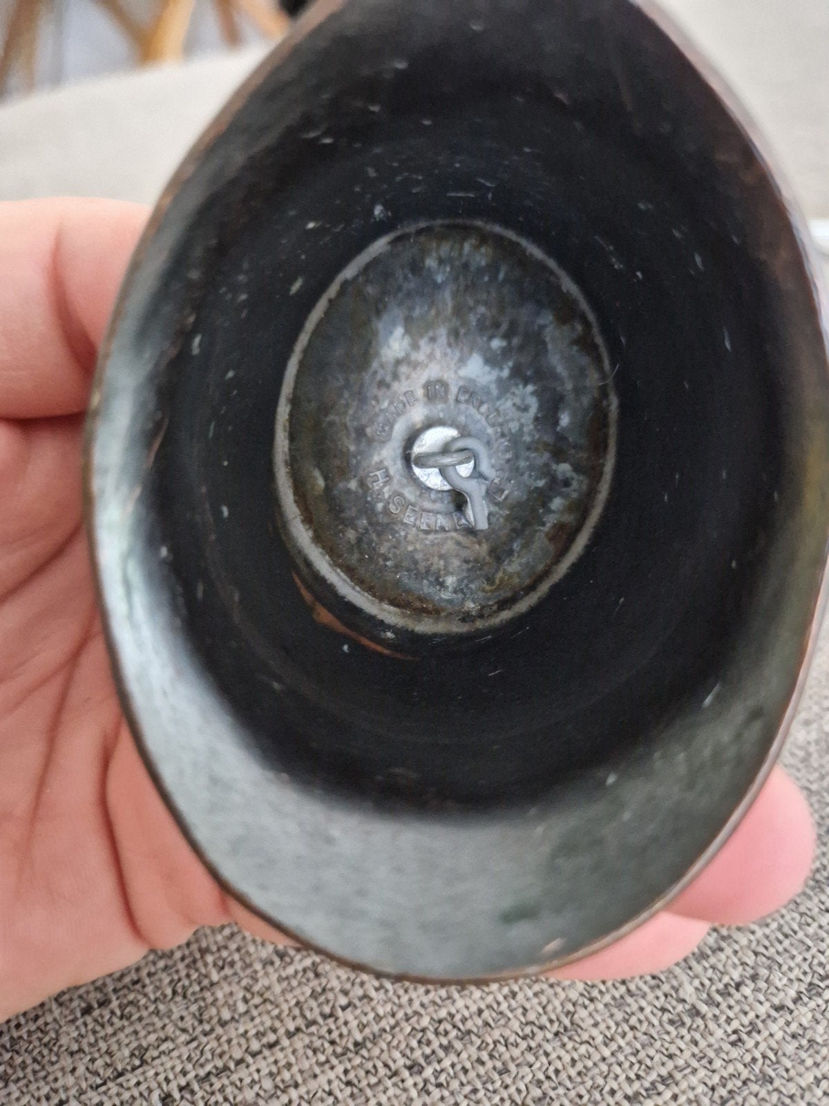 Vintage Metropolitan Police Bobby Helmet Bell, Ophalen of Verzenden