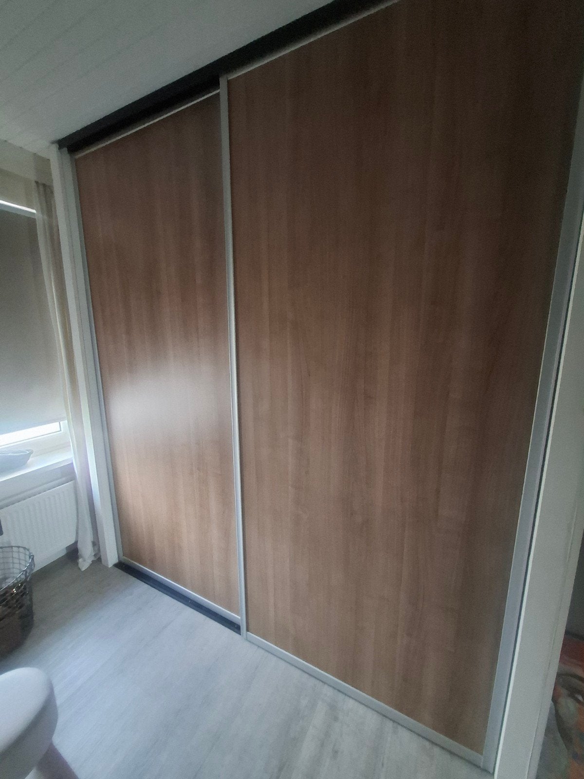 Schuifdeuren met rails., Ophalen, Zo goed als nieuw, 200 cm of meer, 200 cm of meer