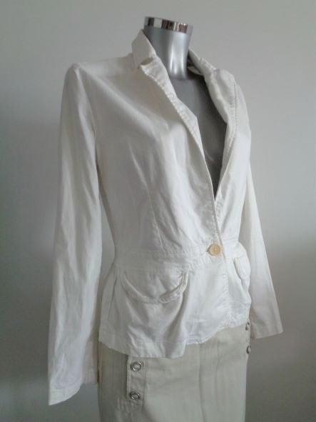 Riverwoods wit jasje met swarovski, maat medium origineel, Maat 38/40 (M), Verzenden, Wit, Zo goed als nieuw