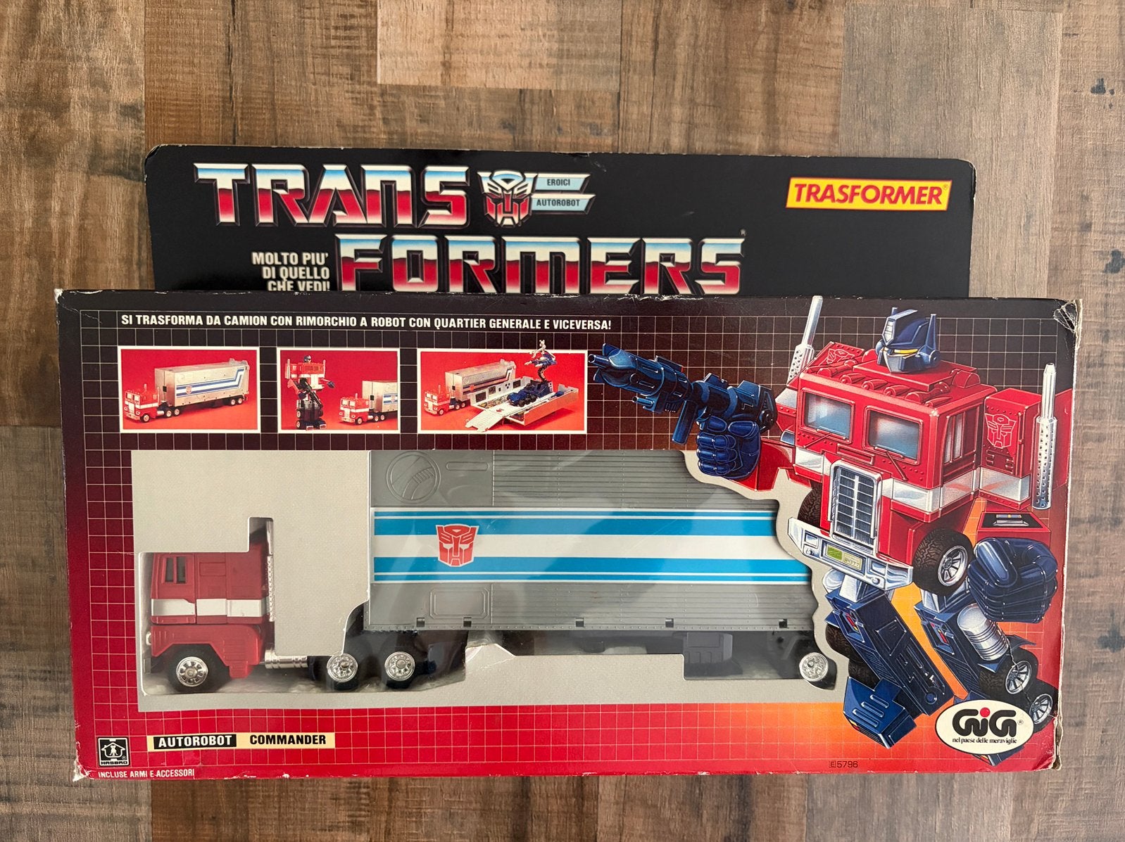Vintage “GIG” G1 Optimus prime, G1, Ophalen of Verzenden, Gebruikt, Autobots