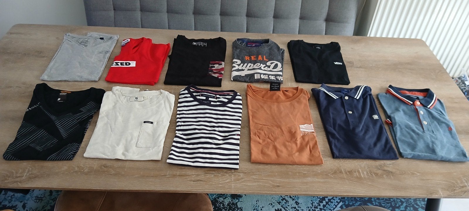 XS - S heren polo t shirt set tommy hilfiger superdry J&J, Ophalen of Verzenden, Maat 46 (S) of kleiner