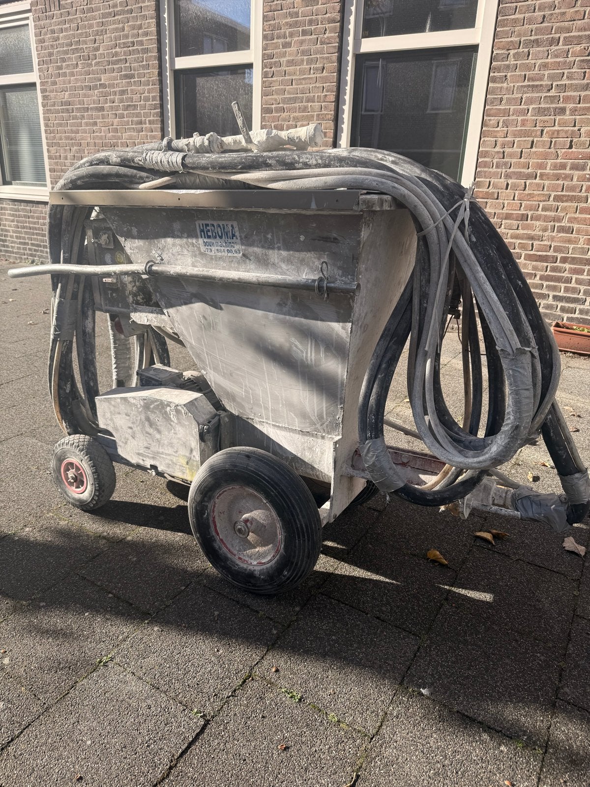 Machine for Spackspuit, Ophalen
