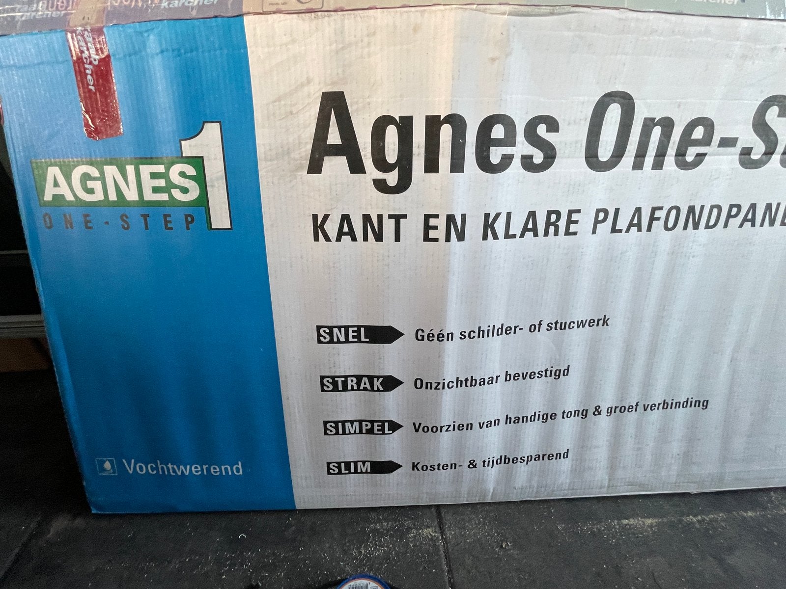Gezocht Gezocht Agnes plafondplaten wit stuc 620x1220, Doe-het-zelf en Verbouw, Platen en Panelen, Ophalen, Nieuw, Overige materialen
