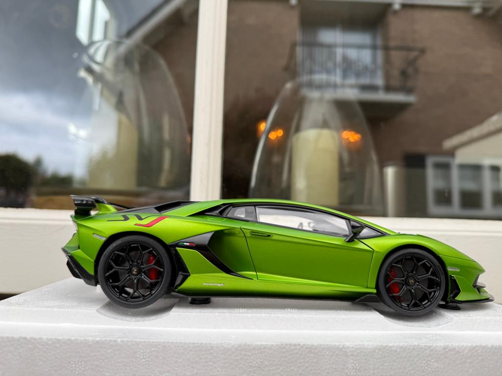 1:18 Lamborghini Aventador SVJ Matt Green Autoart 7917, Auto, Autoart, Nieuw, Ophalen of Verzenden