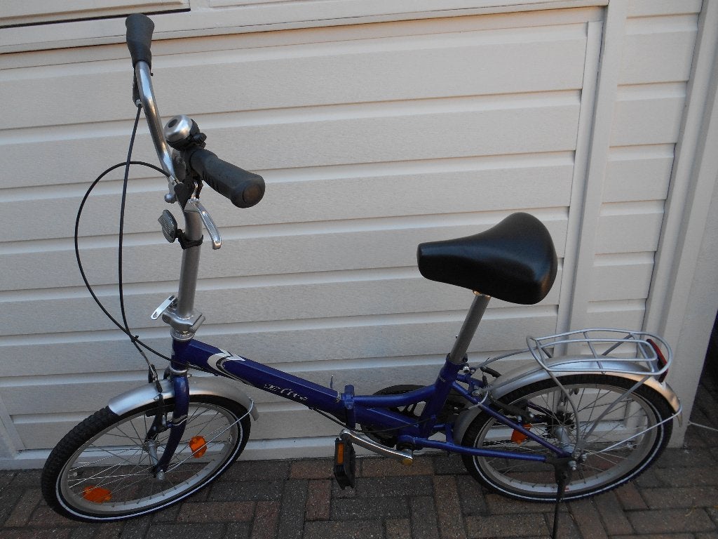 vouwfiets, Gebruikt, Velgrem, 18 tot 20 inch, Deels opvouwbaar