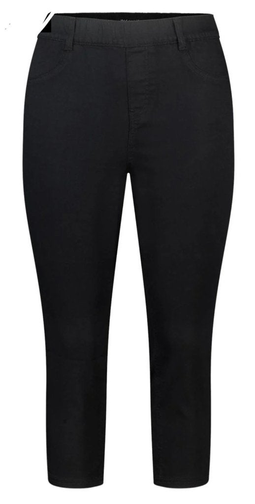 M&S MODE Nieuwe zwarte tregging capri high waist maat 50!!, Kleding | Dames, Zwart, Nieuw, Ophalen of Verzenden, MS Mode