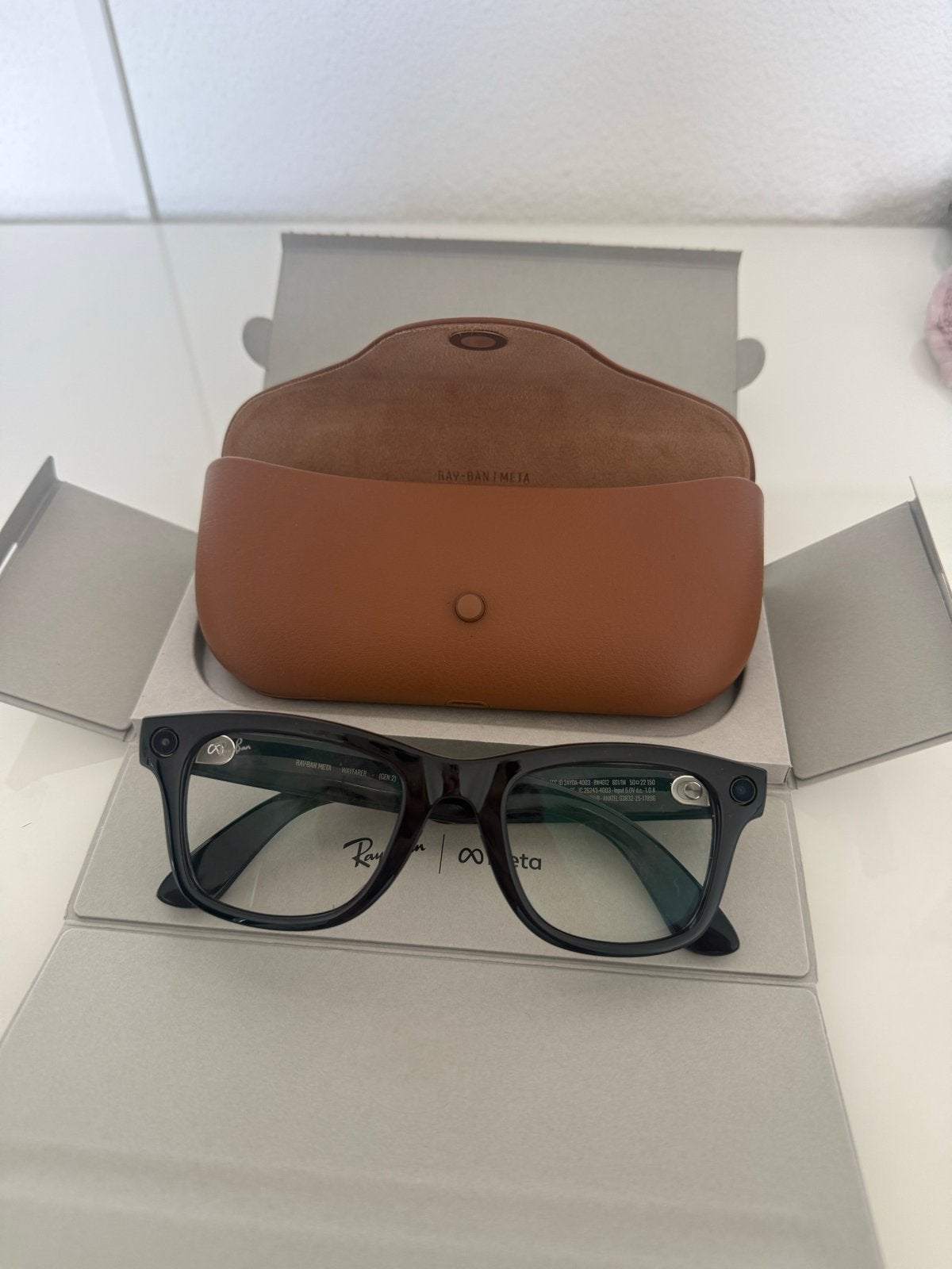 Ray-Ban Meta Smart Glasses - Zo goed als nieuw, Zwart, Ophalen of Verzenden, Zo goed als nieuw, Ray-Ban