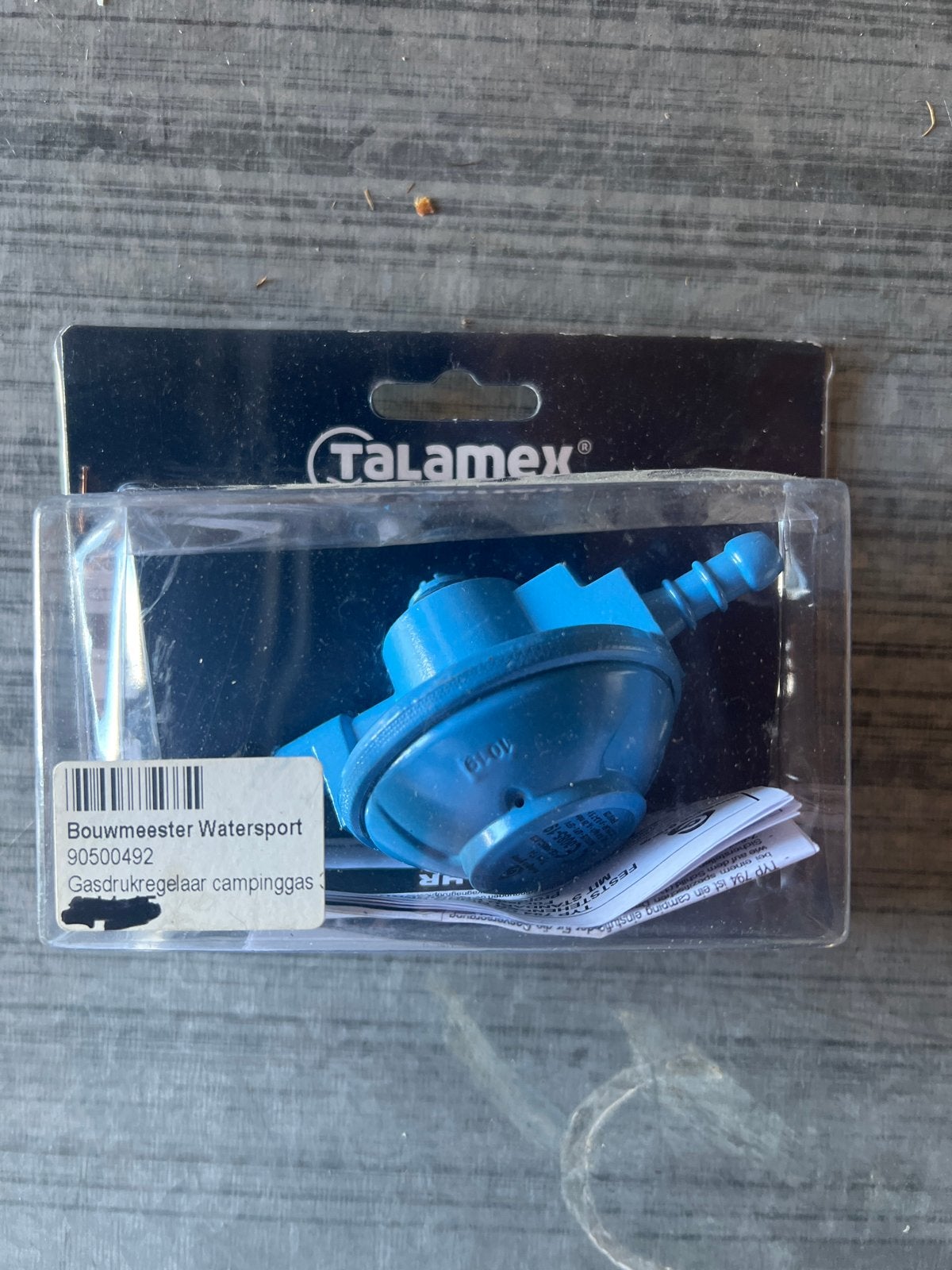 Talamex Gasdrukregelaar Campinggas - Nieuw, Caravans en Kamperen, Ophalen of Verzenden, Nieuw