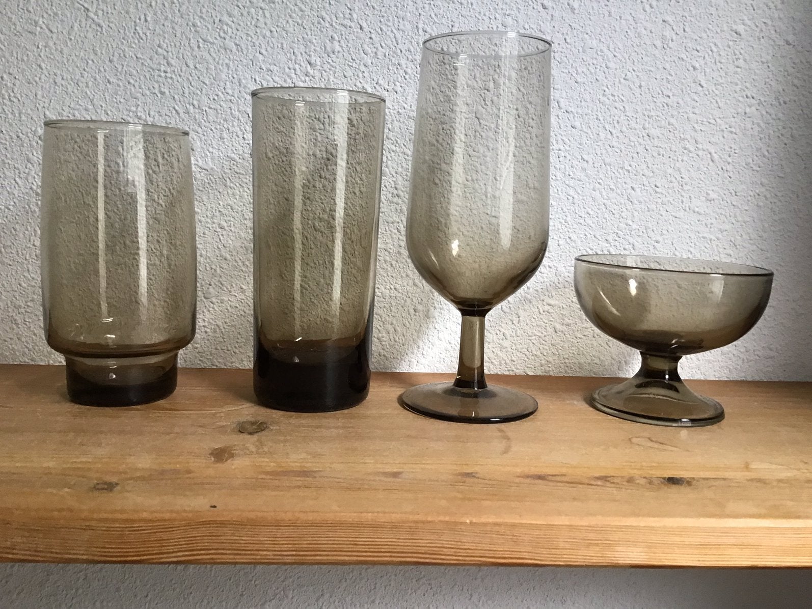 4 x rookglas glazen., Ophalen of Verzenden, Zo goed als nieuw, Bierglas