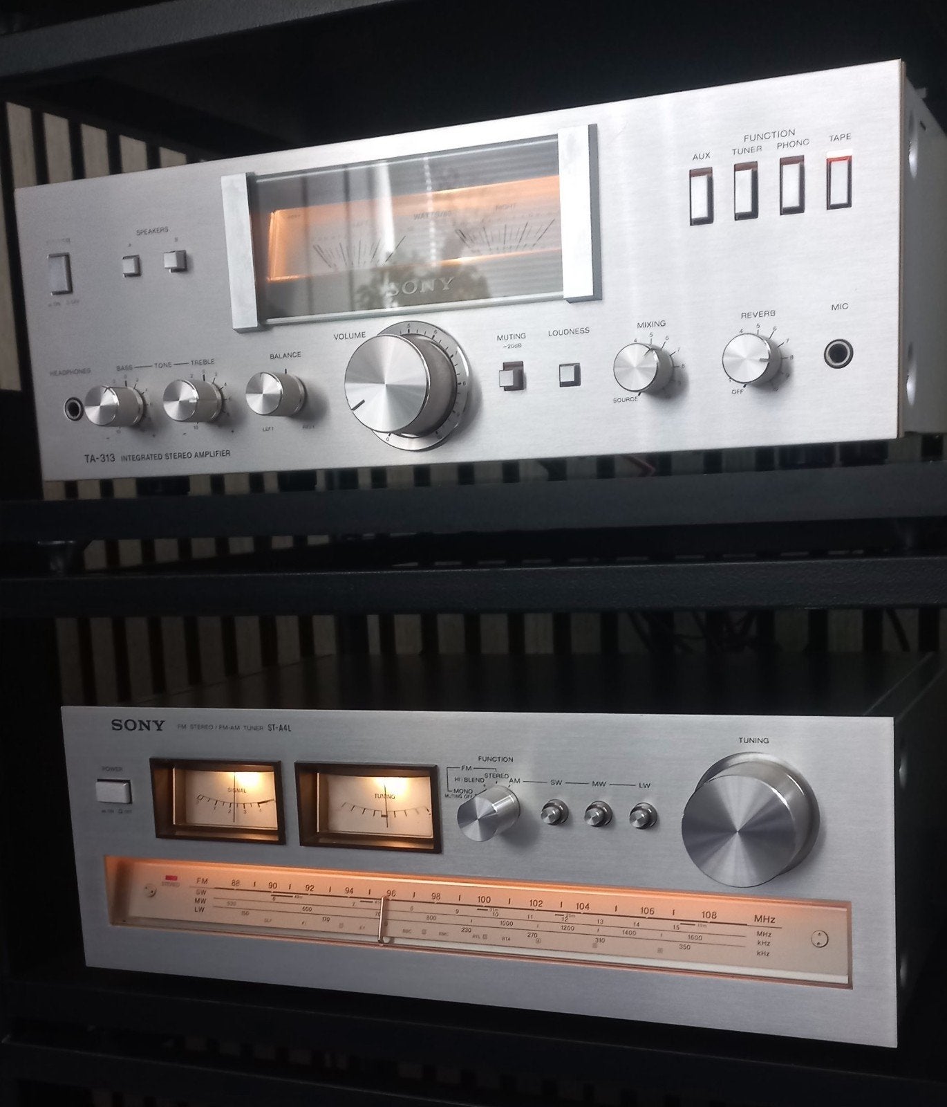sony stereo set vintage, Ophalen, Zo goed als nieuw, Speakers, Sony