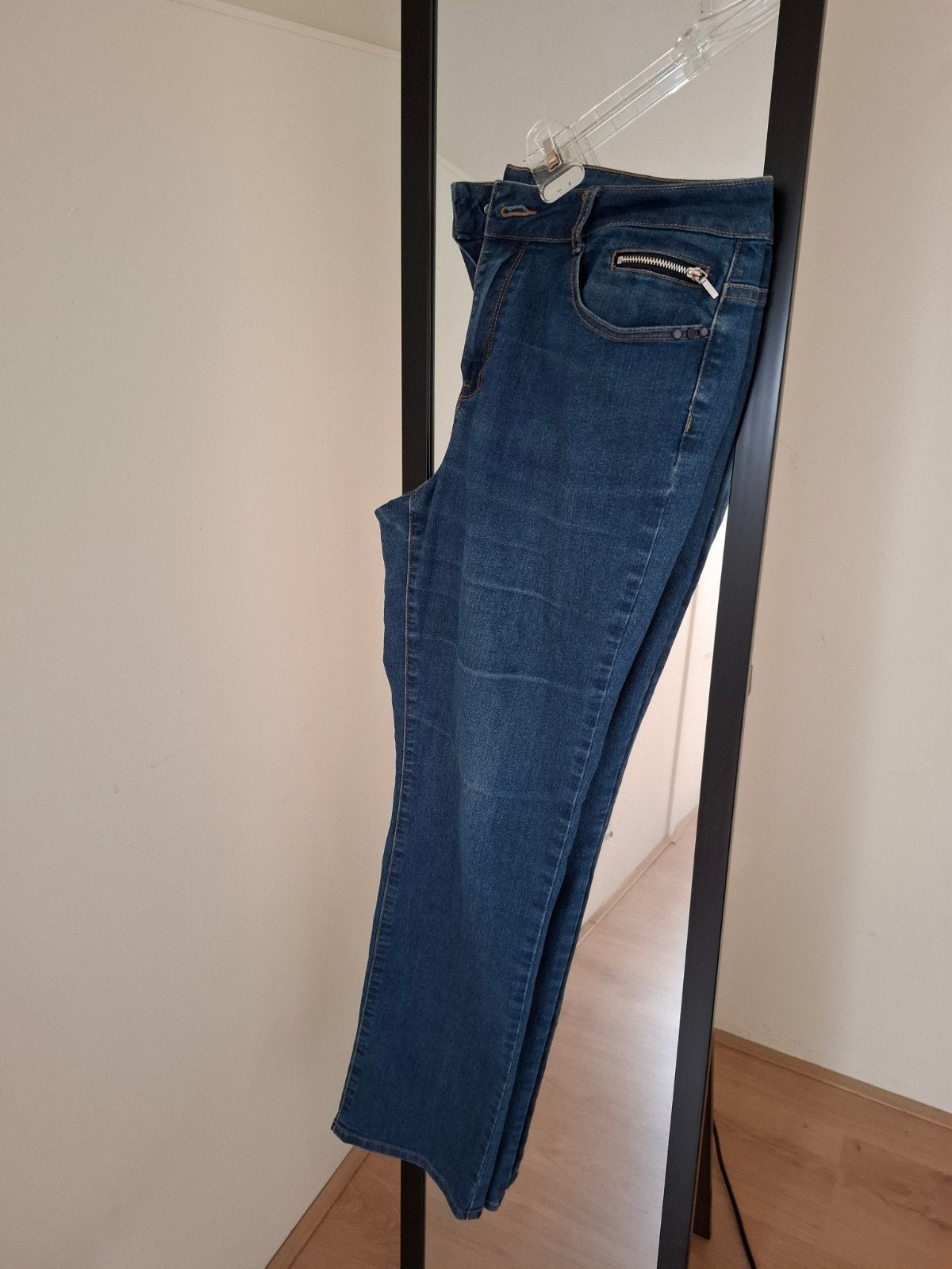 Paprika Jeans - Comfortabele spijkerbroek met ritsdetails, Blauw, Overige jeansmaten, Ophalen of Verzenden, Zo goed als nieuw