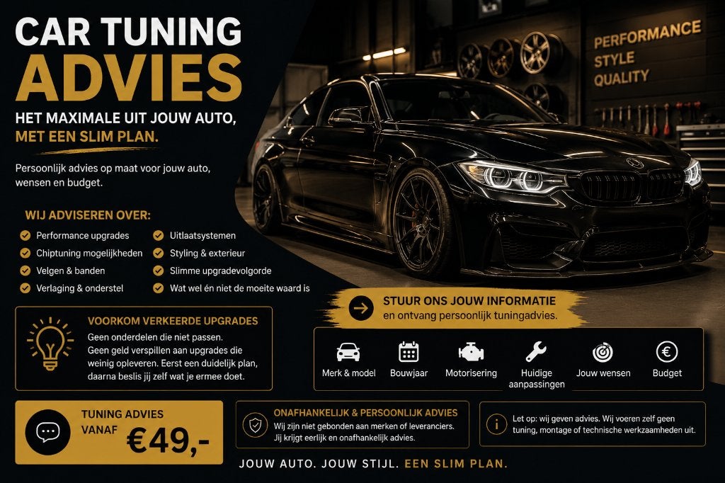 TUNE ADVIES, Auto diversen, Overige Auto diversen, Ophalen of Verzenden