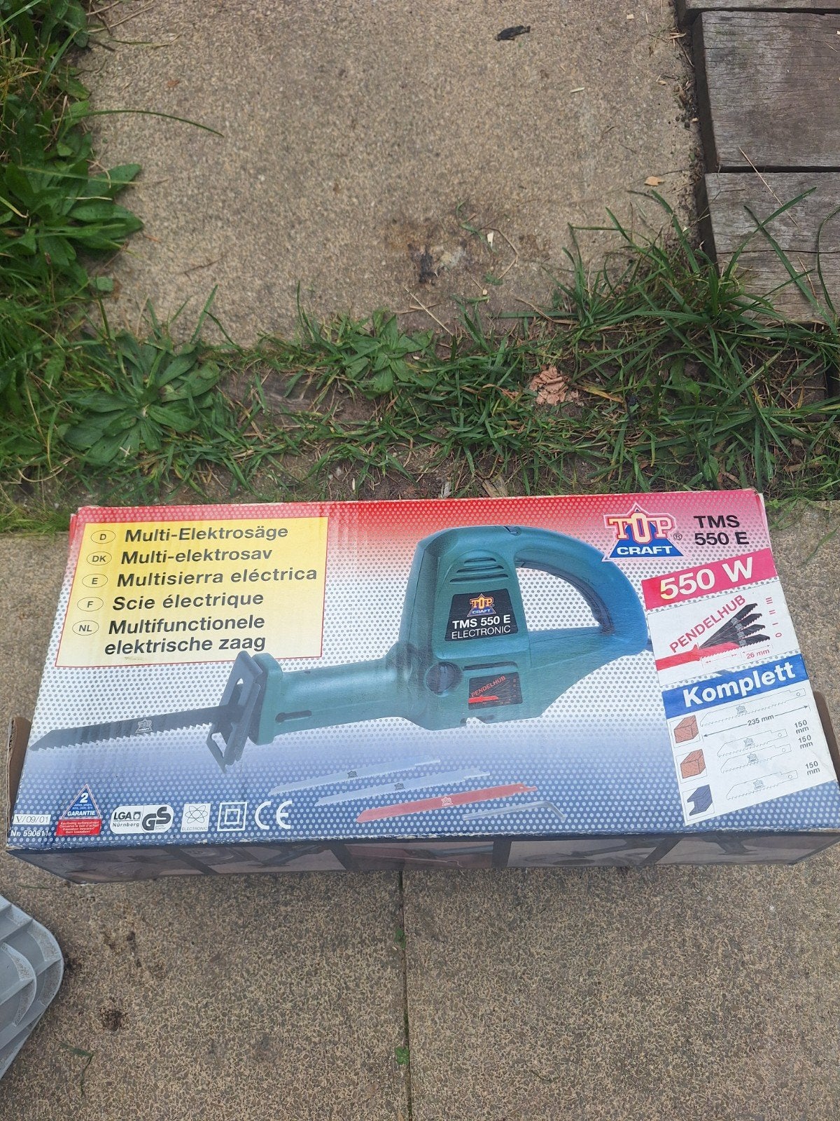 Top Craft TMS 550 E Multifunctionele elektrische zaag, 70 mm of meer, 600 tot 1200 watt, Ophalen of Verzenden, Zo goed als nieuw