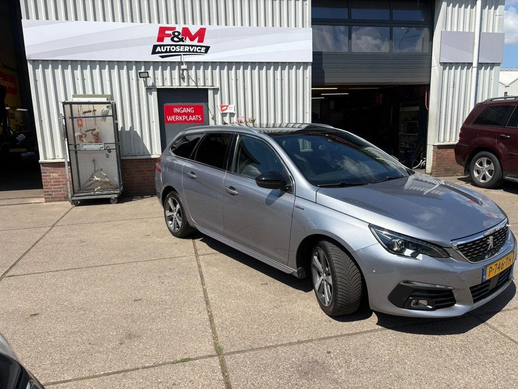 Peugeot 308 SW 1.2 PureTech GT-line Automaat, Clima, cruise,, Auto's, Peugeot, Gebruikt, Euro 6, 1199 cc, 630 kg