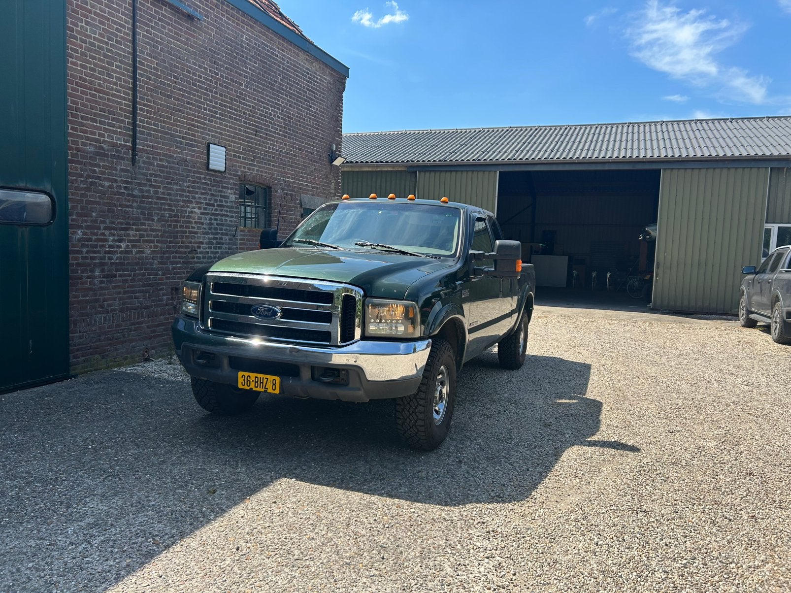 Ford f250 7.3 lariat Powerstroke, Automaat, Beige, USB, Leder