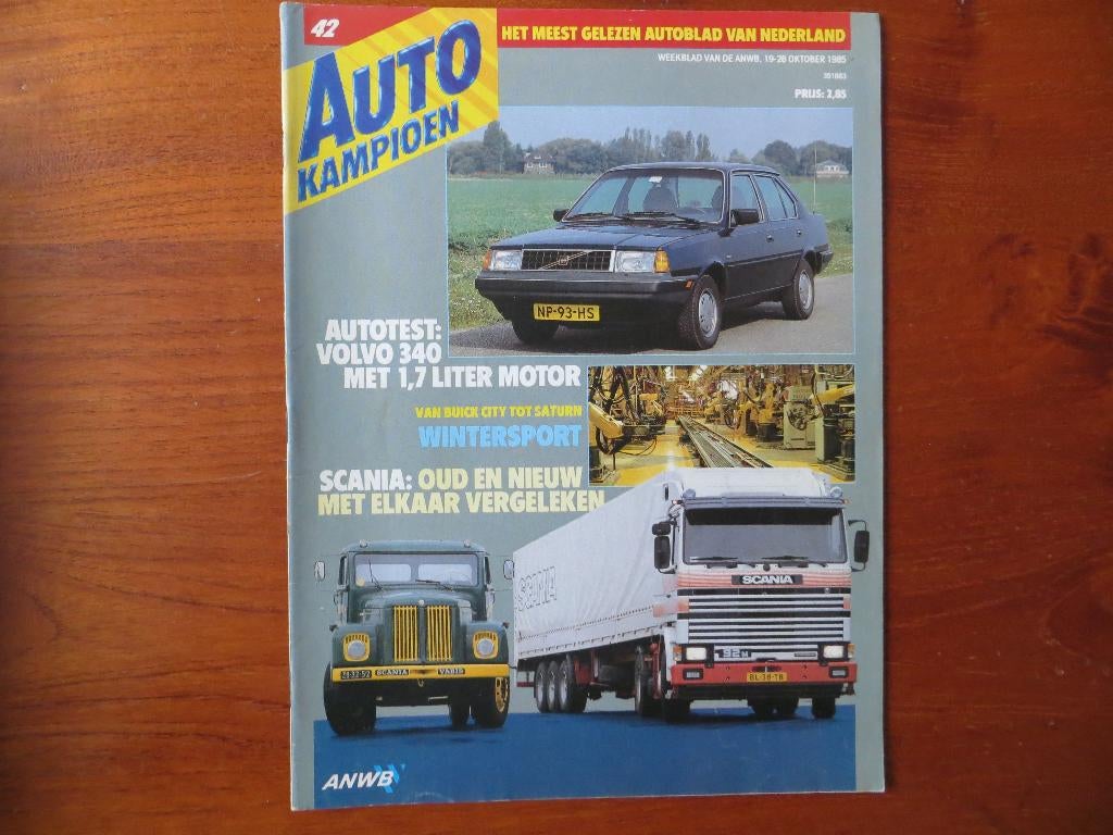 Autokampioen 42 1985 Volvo 340, Scania 92, 56, Coleman Milne, Ophalen of Verzenden, Nieuw, Volvo