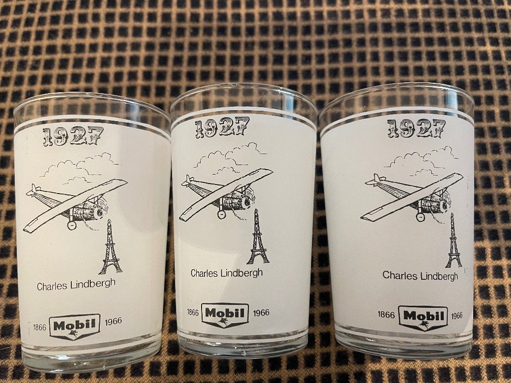 Glazen mobil 100 jaar met Charles Lindbergh, Ophalen of Verzenden, Zo goed als nieuw, Overige typen