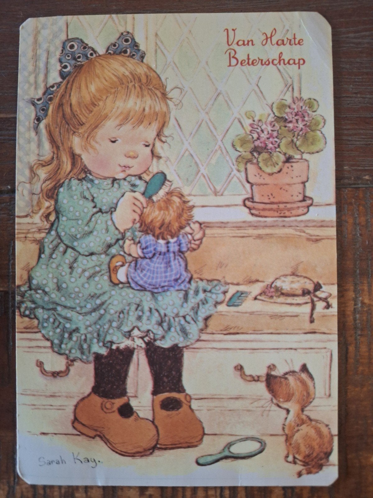 Vintage Ansichtkaart - Sarah Kay, Ophalen of Verzenden, Gelopen, Kinderen