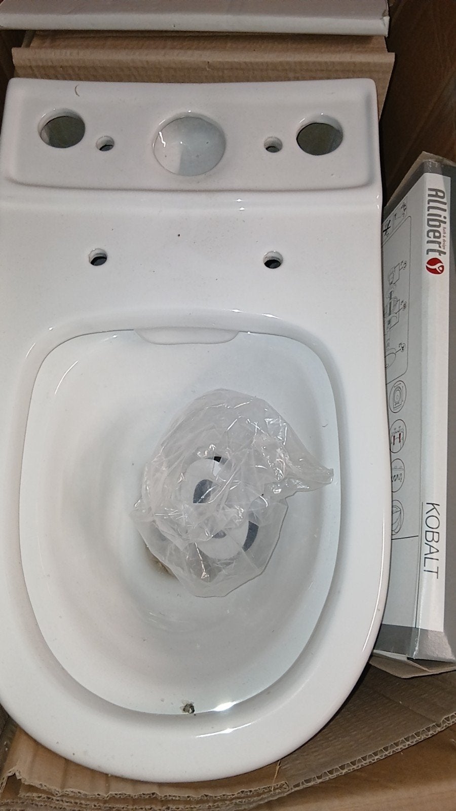 Wc pot nieuw, Ophalen of Verzenden, Nieuw, Glas, Toilet