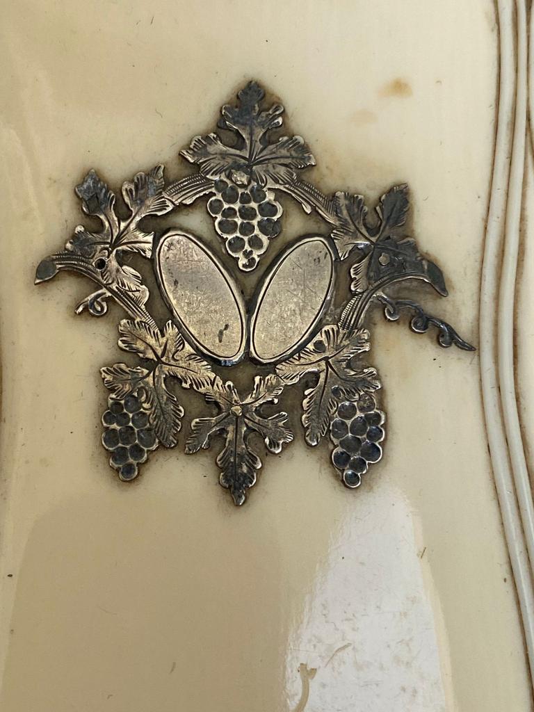 Antiek notitie boekje zilver plaatje, Antiek en Kunst, Antiek | Goud en Zilver, Ophalen of Verzenden, Zilver