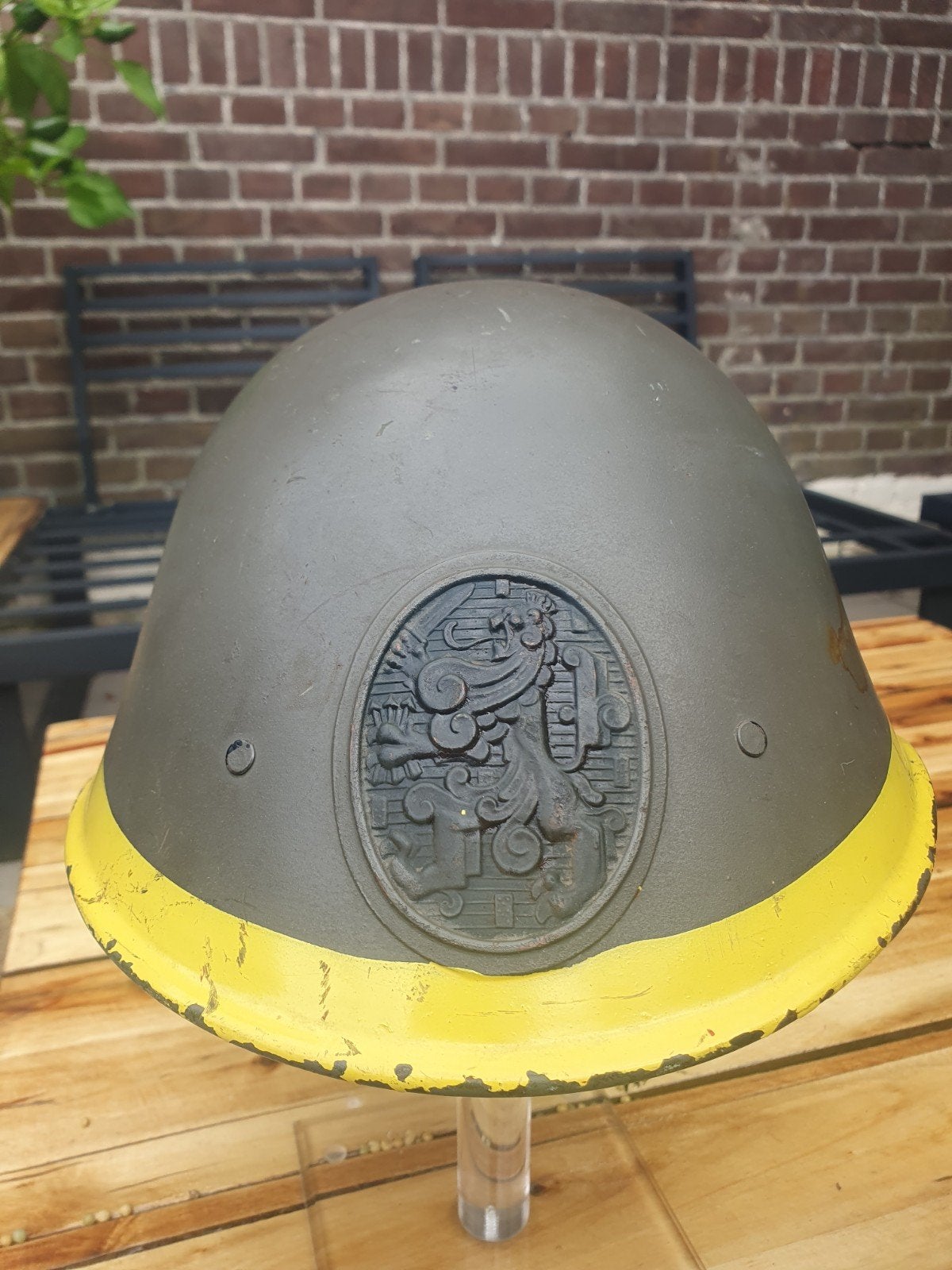 Nederlandse m34 helm, Ophalen of Verzenden