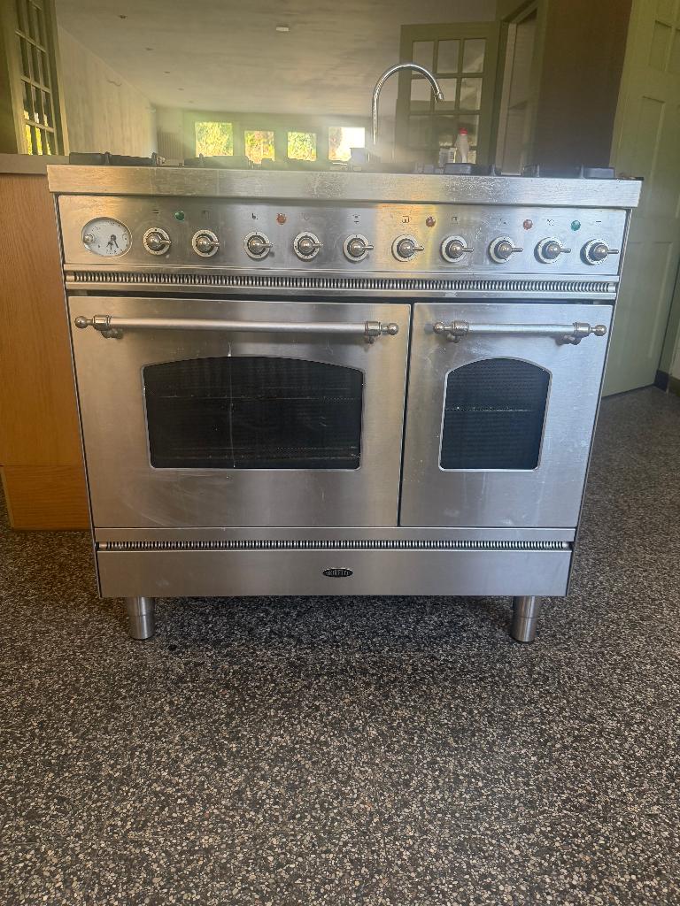 Boretti gasfornuis, Gebruikt, 60 cm of meer, Ophalen of Verzenden, Gas