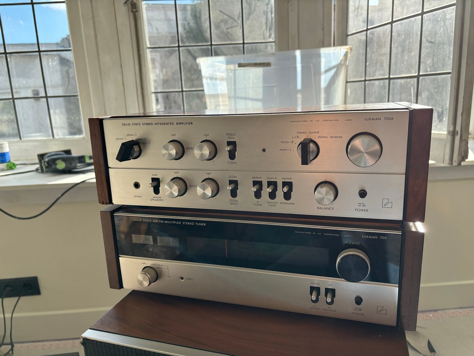 Luxman 700 set - Versterker en Tuner, Ophalen of Verzenden, Gebruikt, Stereo, Overige merken
