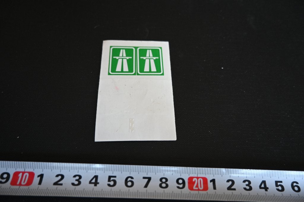 sticker set verkeersbord snelweg, Verzamelen, Ophalen of Verzenden, Zo goed als nieuw