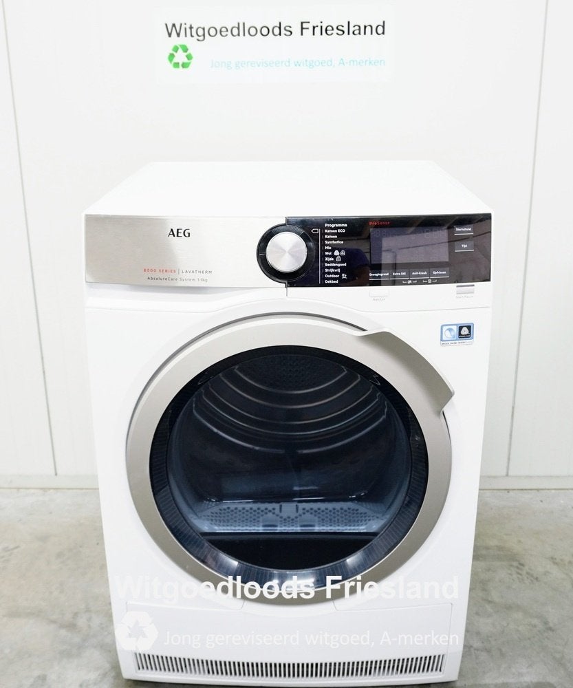 AEG 8000 Warmptepompdroger 8KG Absolut Care A++ 1JaarGaranti, Witgoed en Apparatuur, AEG, AEG, 8 tot 10 kg, Ophalen of Verzenden