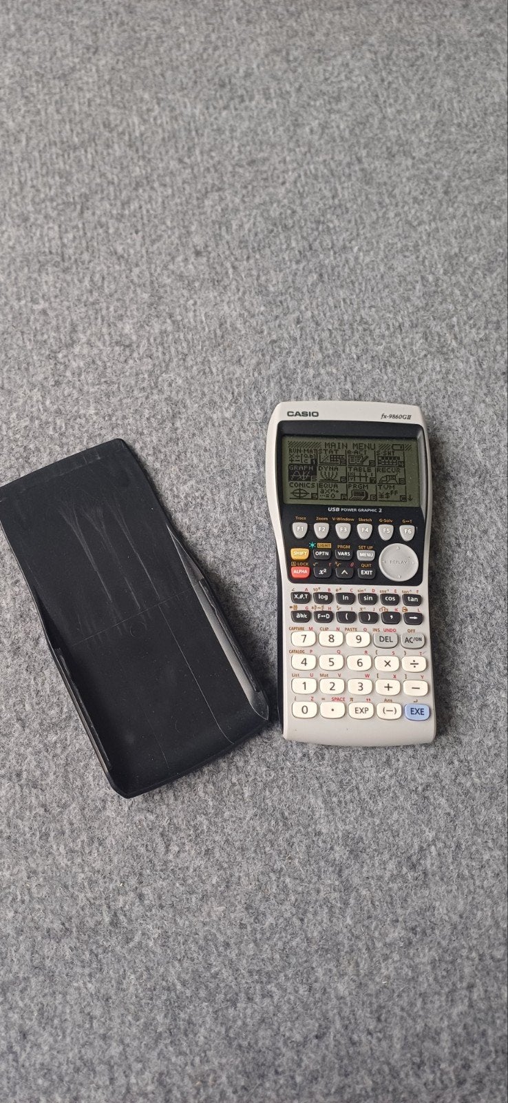 Casio fx-9860GII grafische rekenmachine, Ophalen, Grafische rekenmachine, Gebruikt