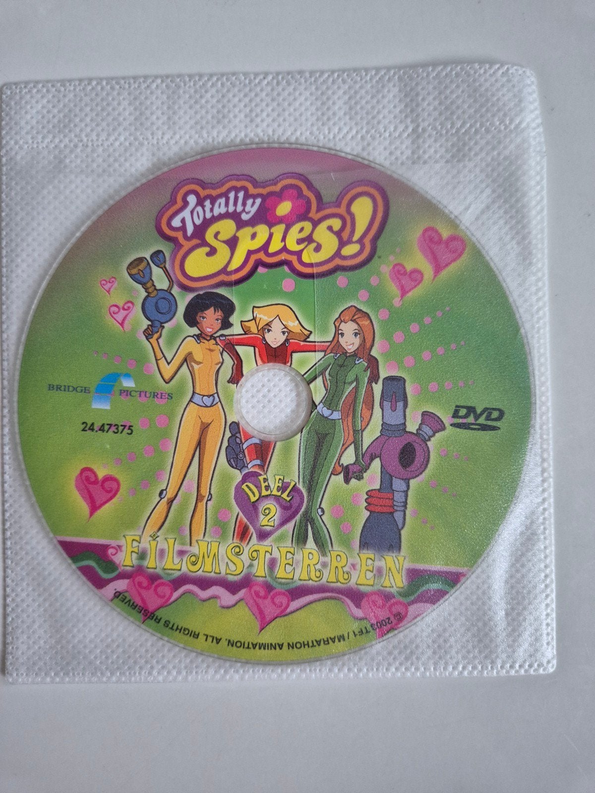 Totally Spies! Deel 2: Filmsterren DVD, Avontuur, Gebruikt, Alle leeftijden, Ophalen of Verzenden