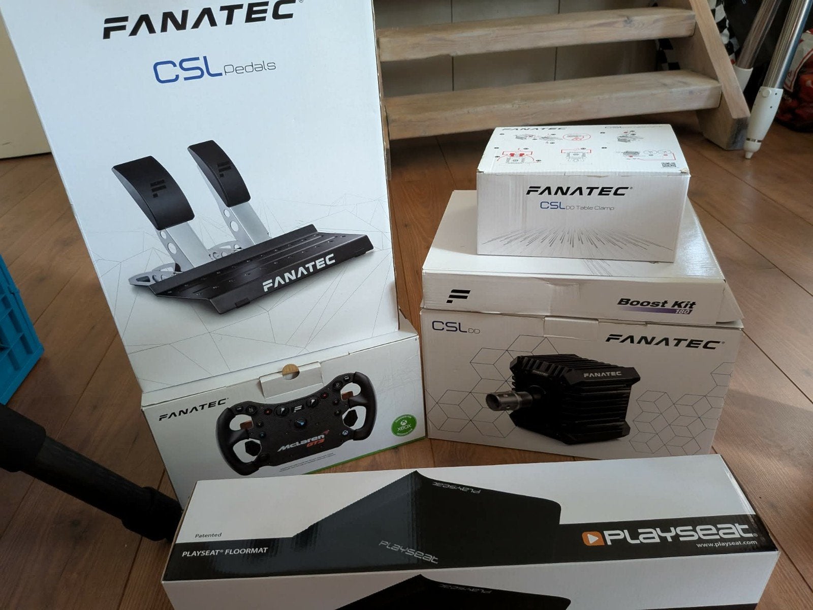 Fanatec CSL DD 8Nm+Mclaren GT3 Wheel+CSL Pedals+meer, Ophalen