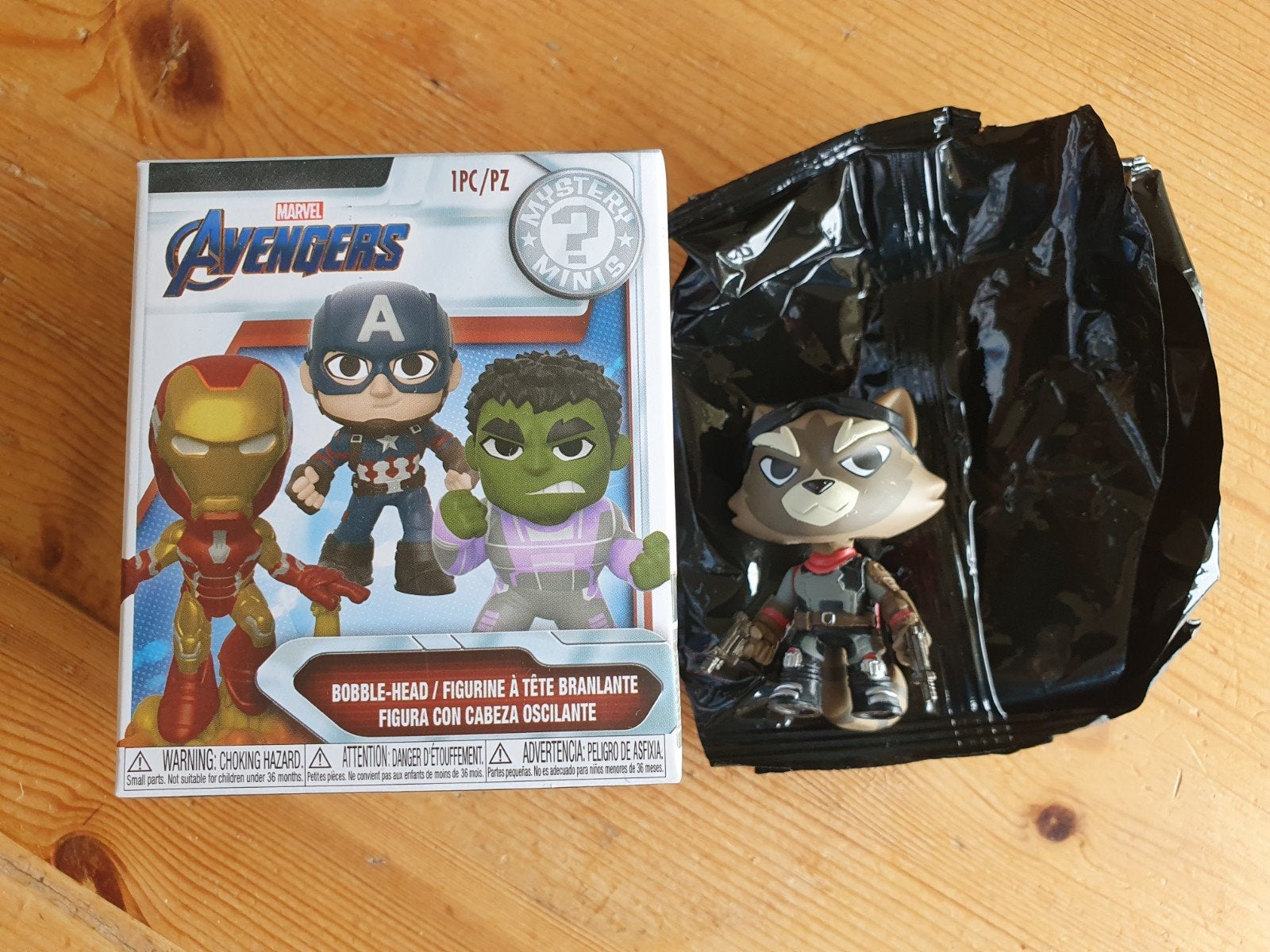 Funko Pop! Mystery Minis Avengers Endgame Rocket Racoon, Ophalen of Verzenden, Nieuw