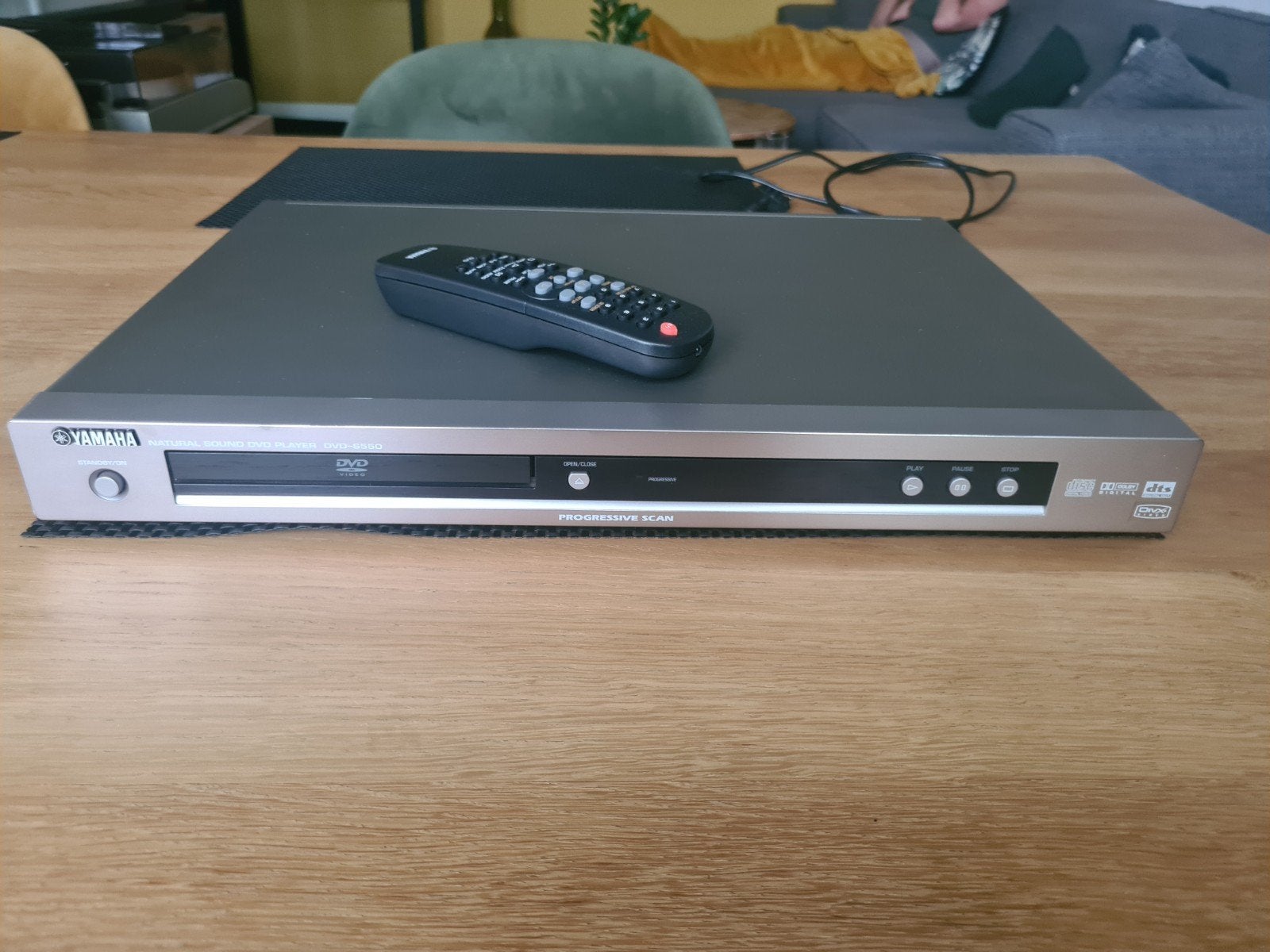 mooie Yamaha DVD-S550 cd/dvd speler met ab., Ophalen, Zo goed als nieuw, Overige merken
