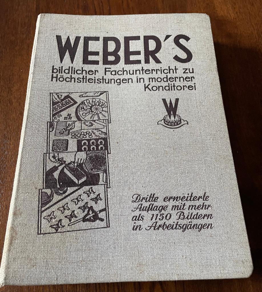 Weber's bildlicher Fachunterricht Konditorei 1939, Gelezen, Ophalen of Verzenden, Meerdere auteurs, Europa