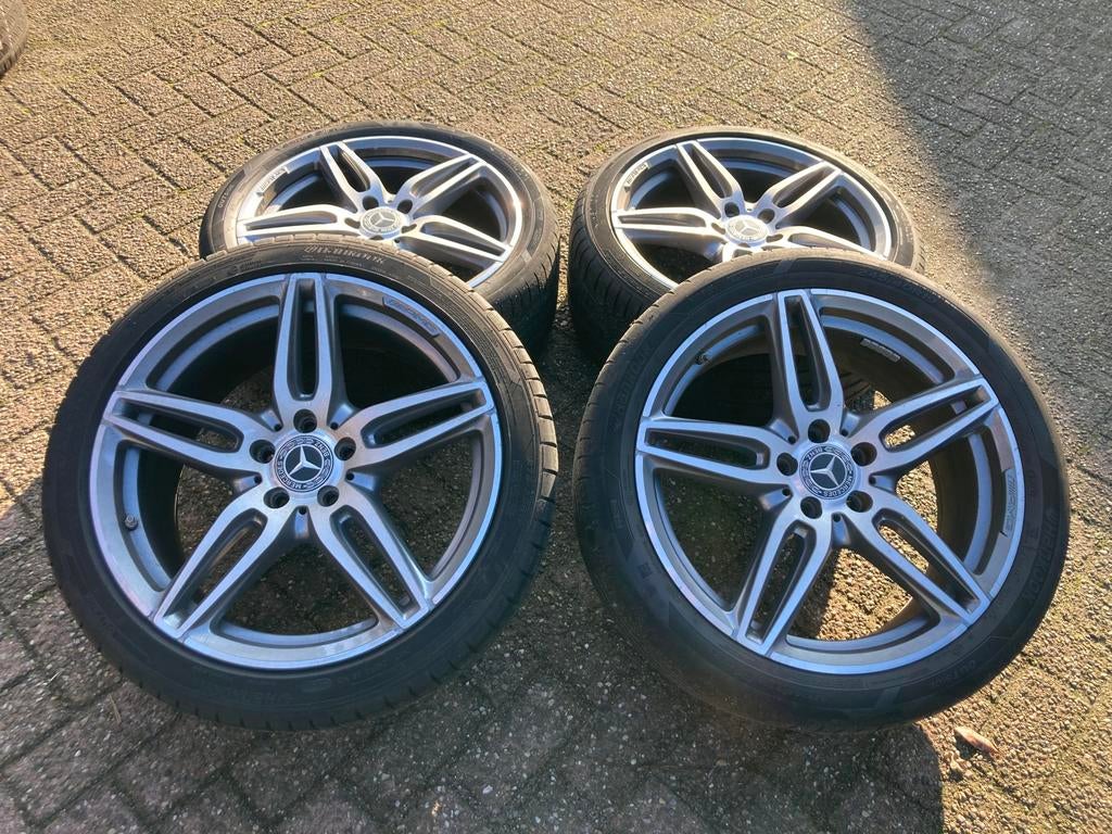 19 inch originele Mercedes E klasse W213 AMG breedset velgen, Velg(en), Personenwagen, Zomerbanden, Ophalen