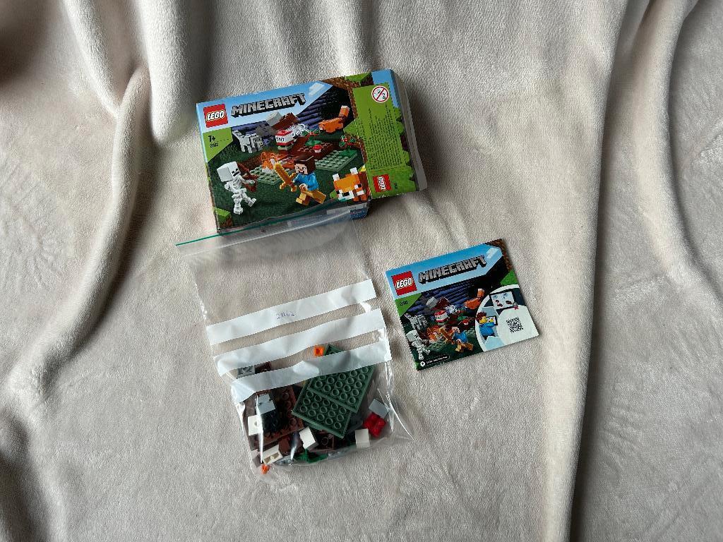 Lego Minecraft Het Taiga Avontuur - 21162, Ophalen of Verzenden, Zo goed als nieuw, Complete set, Lego