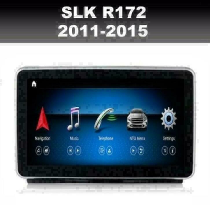 Mercedes SLK R172 navigatie android 9 wifi dab+ carplay 9'', Ophalen of Verzenden, Nieuw