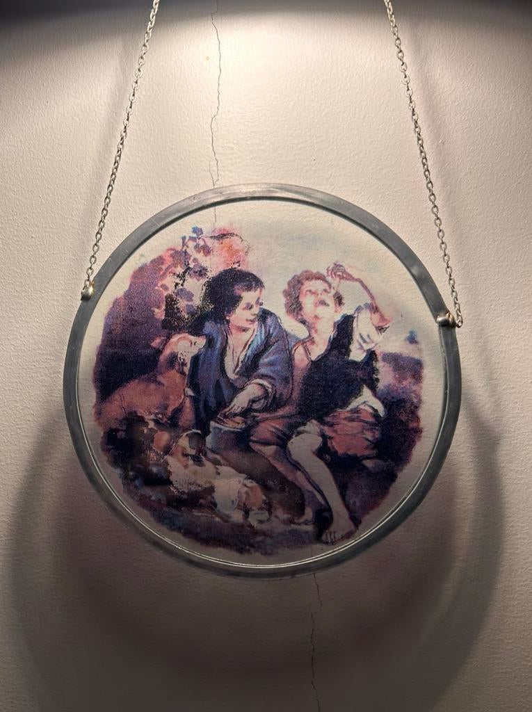 Glas in lood raamhanger, Ophalen of Verzenden
