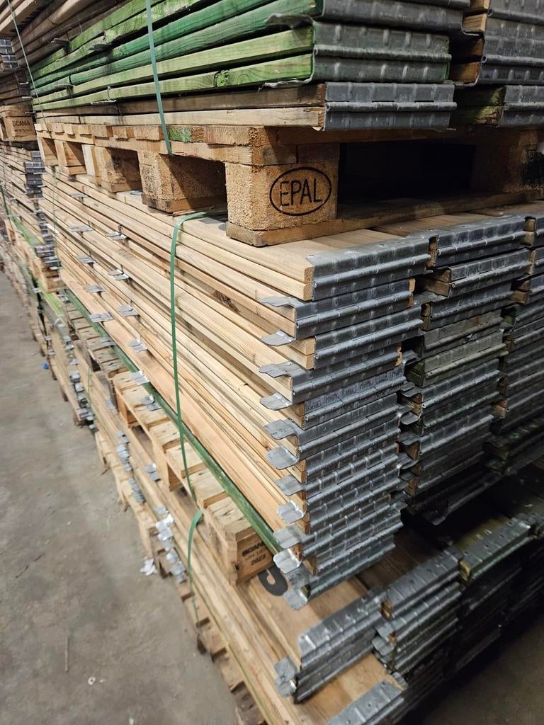 Palletranden NETTE partijen!!, Gebruikt, Ophalen of Verzenden, 50 mm of meer, Pallet